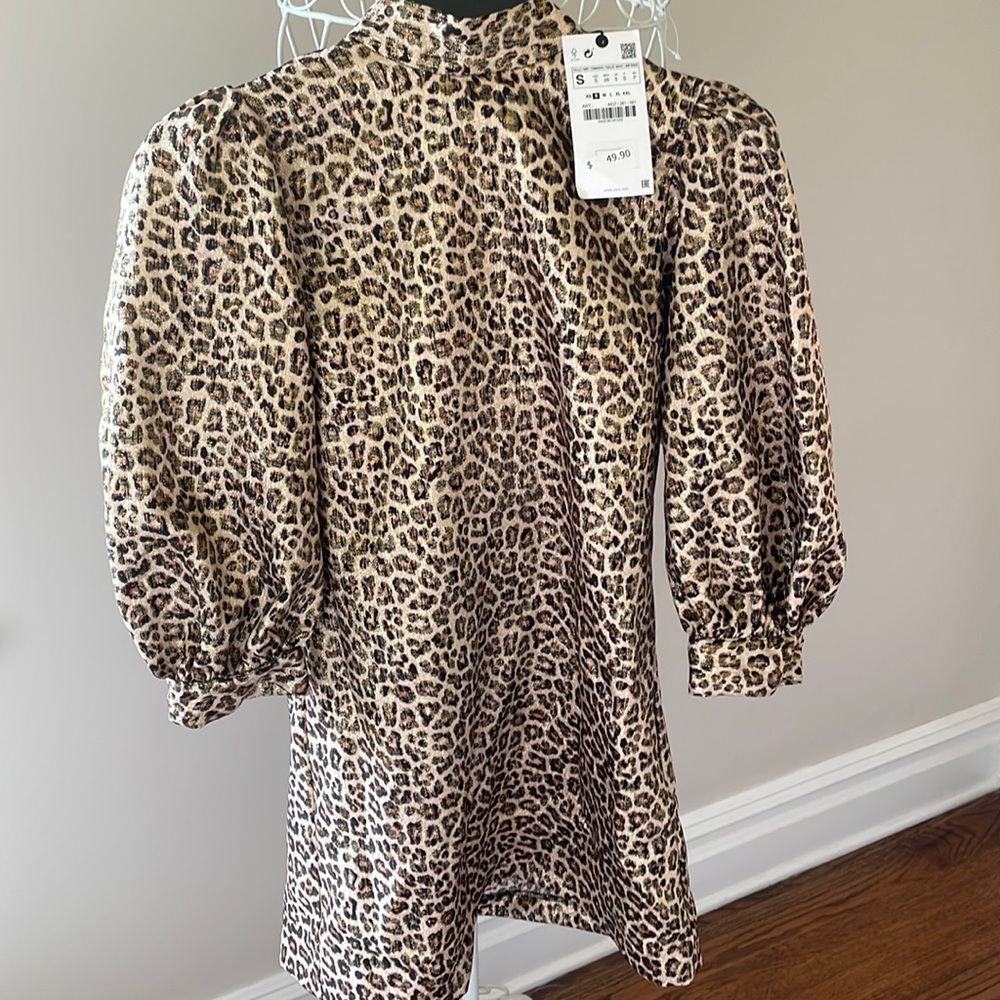 Zara Leopard Print Dress
